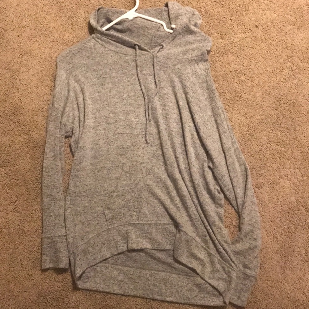 Heathered Gray hoodie